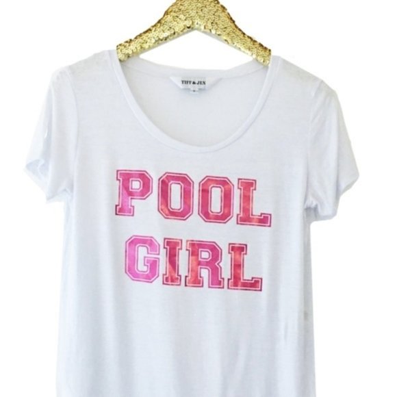 Pool Girl Flowy Tee - Picture 1 of 3